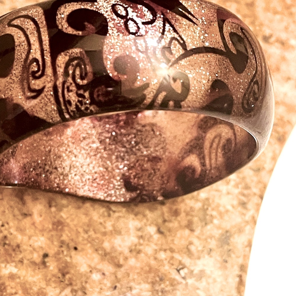 Beautiful color toned bangle bracelet